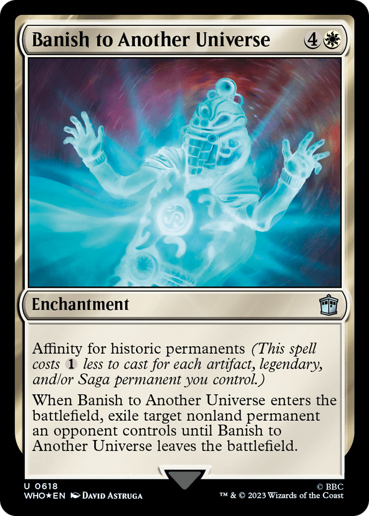 Banish to Another Universe (Surge Foil) [Doctor Who] | Arkham Games and Comics