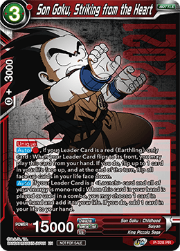 Son Goku, Striking from the Heart (P-328) [Tournament Promotion Cards] | Arkham Games and Comics