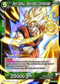 Son Goku, Spirited Contender (Divine Multiverse Draft Tournament) (DB2-065) [Tournament Promotion Cards] | Arkham Games and Comics