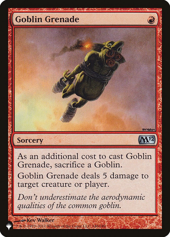 Goblin Grenade [The List] | Arkham Games and Comics