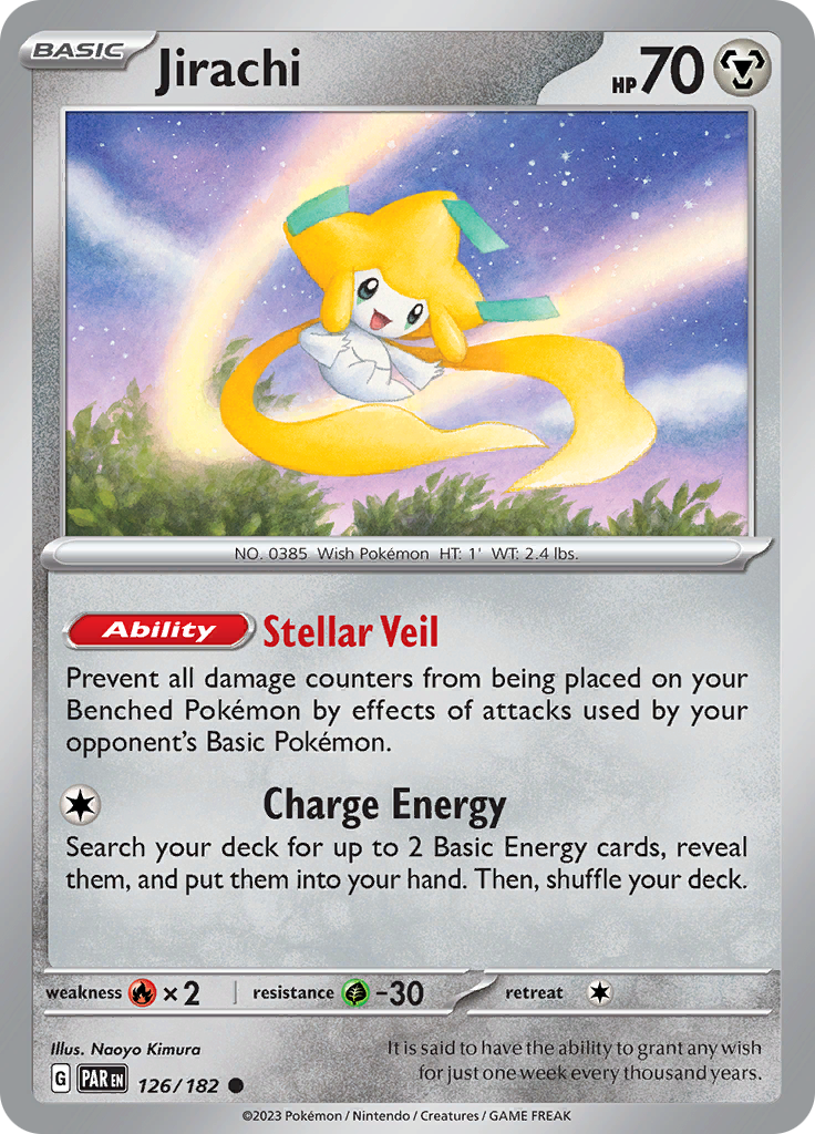 Jirachi (126/182) [Scarlet & Violet: Paradox Rift] | Arkham Games and Comics