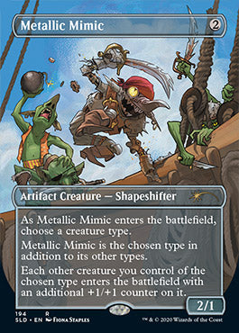 Metallic Mimic (Borderless) [Secret Lair Drop Series] | Arkham Games and Comics