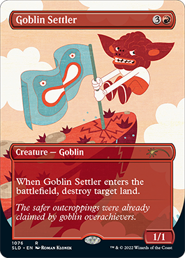 Goblin Settler (Borderless) [Secret Lair Drop Series] | Arkham Games and Comics