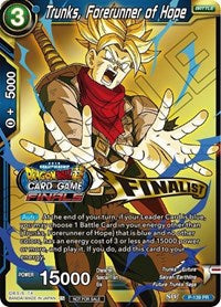 Trunks, Forerunner of Hope (Championship Final 2019) (Finalist) (P-139) [Tournament Promotion Cards] | Arkham Games and Comics