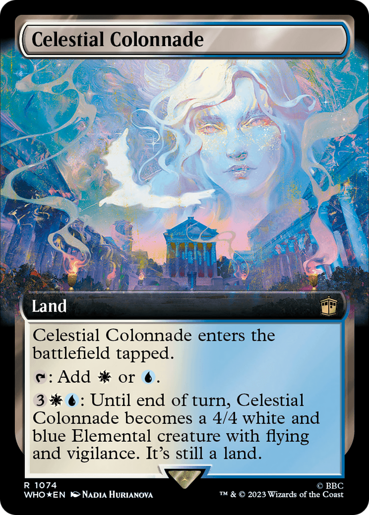 Celestial Colonnade (Extended Art) (Surge Foil) [Doctor Who] | Arkham Games and Comics