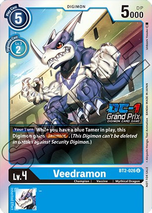 Veedramon [BT2-026] (DC-1 Grand Prix) [Release Special Booster Promos] | Arkham Games and Comics