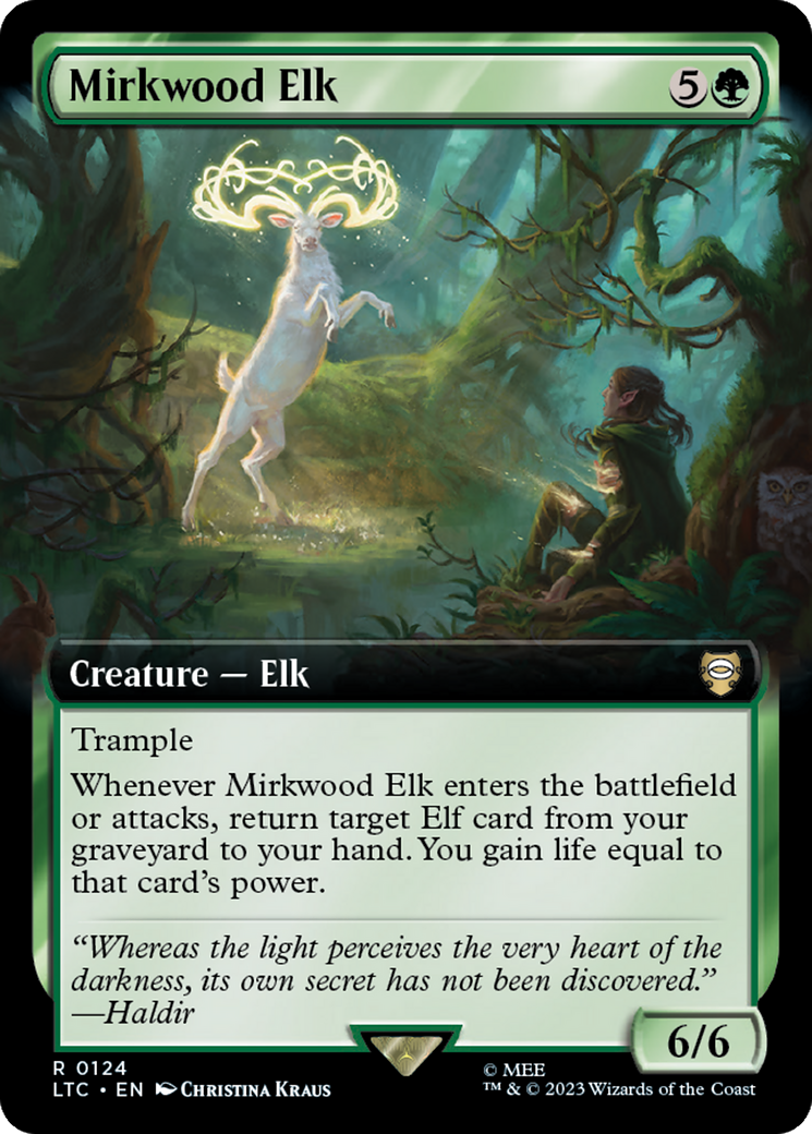 Mirkwood Elk (Extended Art) [The Lord of the Rings: Tales of Middle-Earth Commander] | Arkham Games and Comics