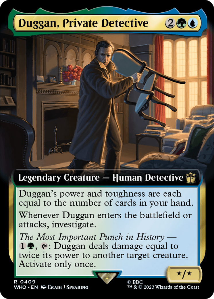 Duggan, Private Detective (Extended Art) [Doctor Who] | Arkham Games and Comics