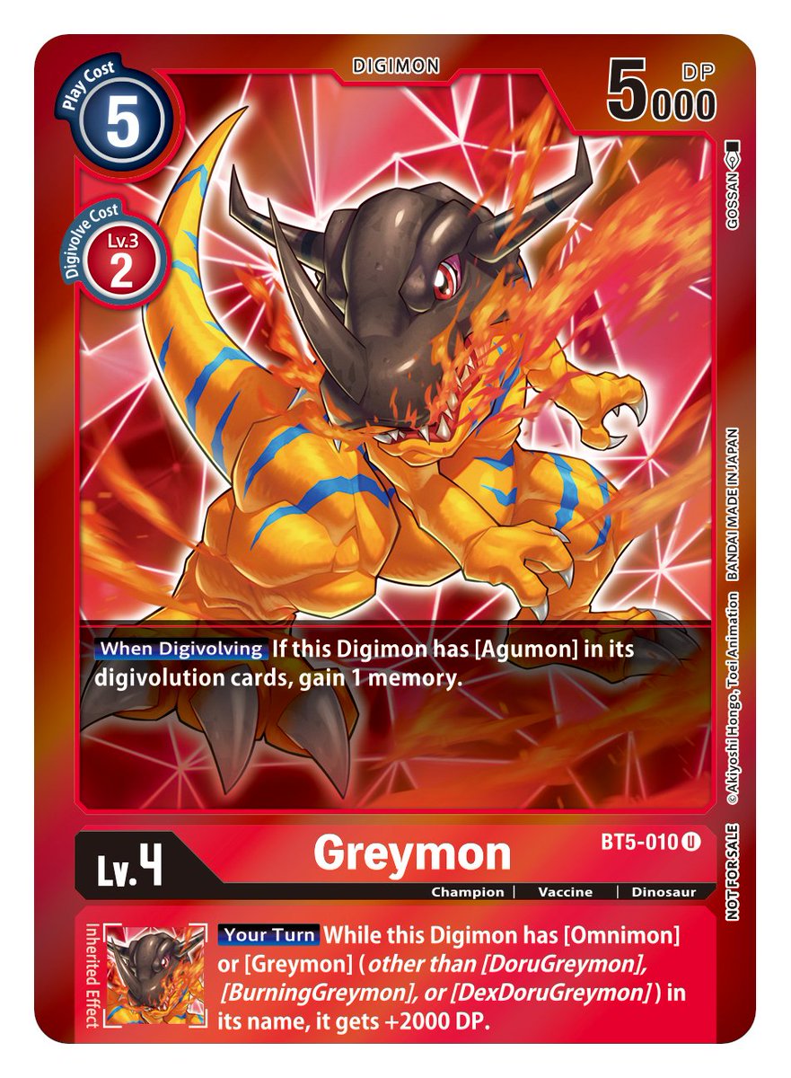 Greymon [BT5-010] (Event Pack 2) [Battle of Omni] | Arkham Games and Comics