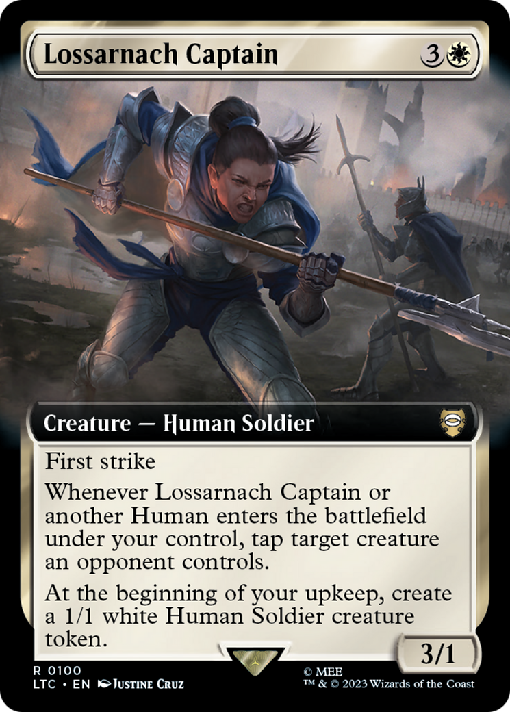 Lossarnach Captain (Extended Art) [The Lord of the Rings: Tales of Middle-Earth Commander] | Arkham Games and Comics