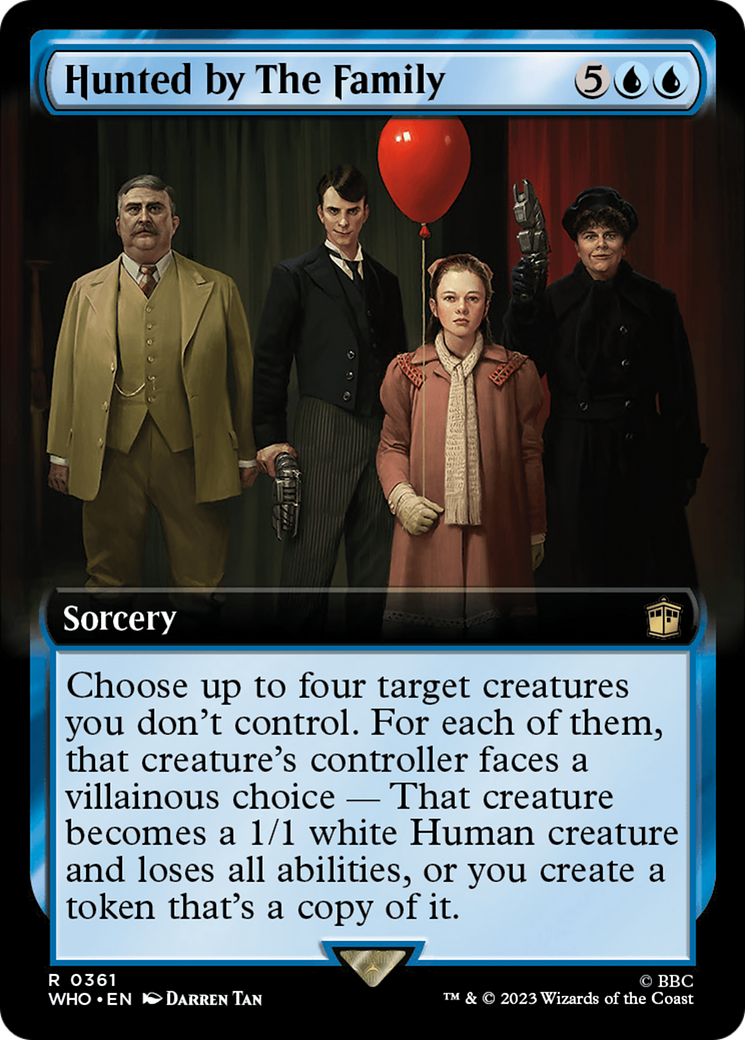 Hunted by The Family (Extended Art) [Doctor Who] | Arkham Games and Comics