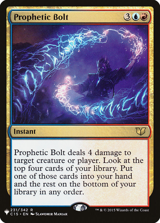Prophetic Bolt [Mystery Booster] | Arkham Games and Comics