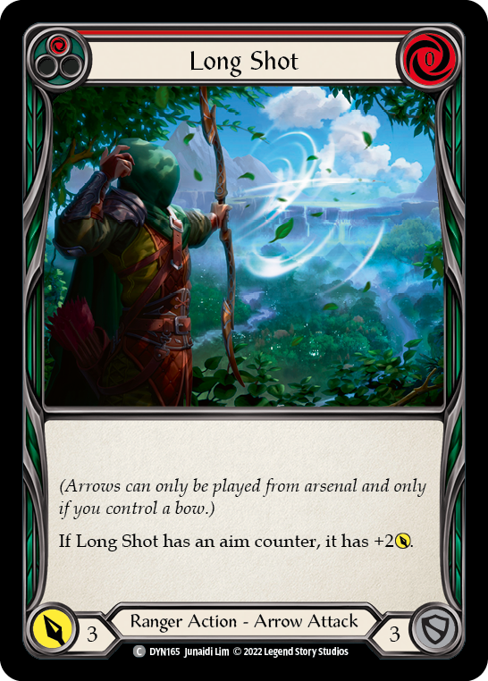 Long Shot (Red) [DYN165] (Dynasty)  Rainbow Foil | Arkham Games and Comics