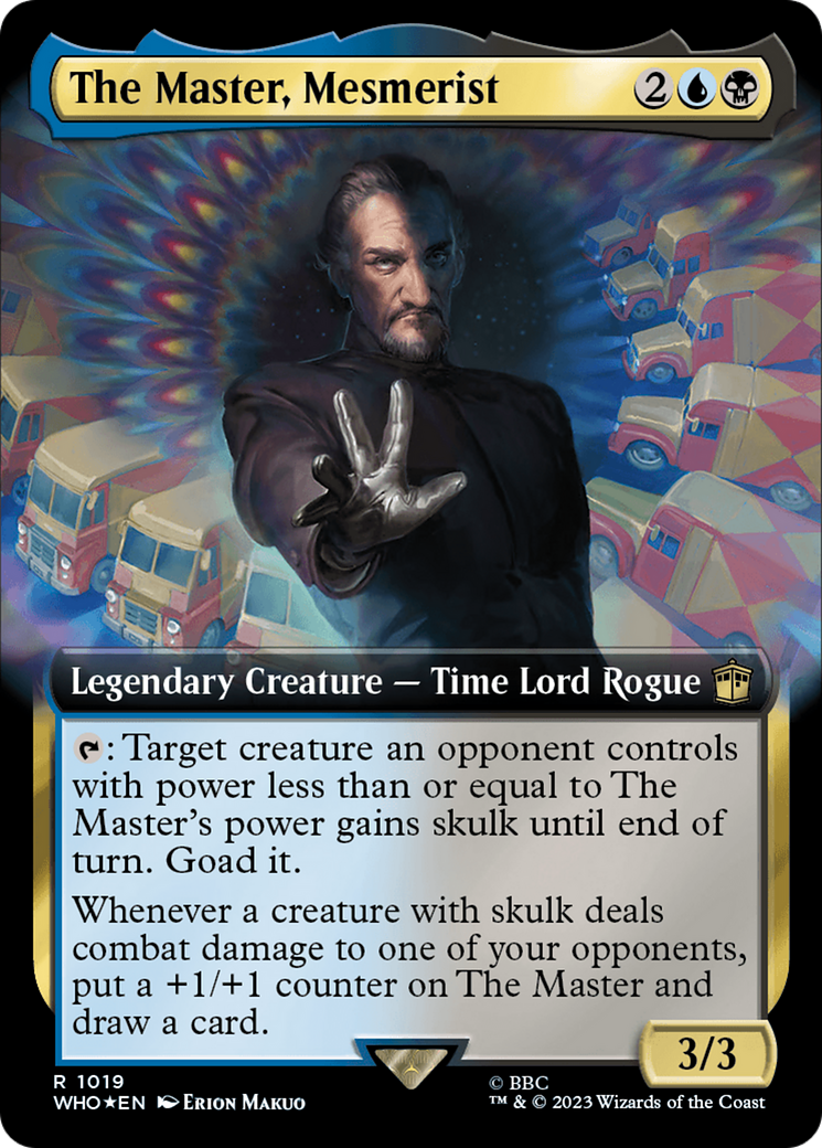 The Master, Mesmerist (Extended Art) (Surge Foil) [Doctor Who] | Arkham Games and Comics