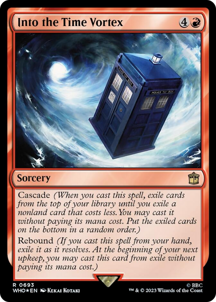 Into the Time Vortex (Surge Foil) [Doctor Who] | Arkham Games and Comics