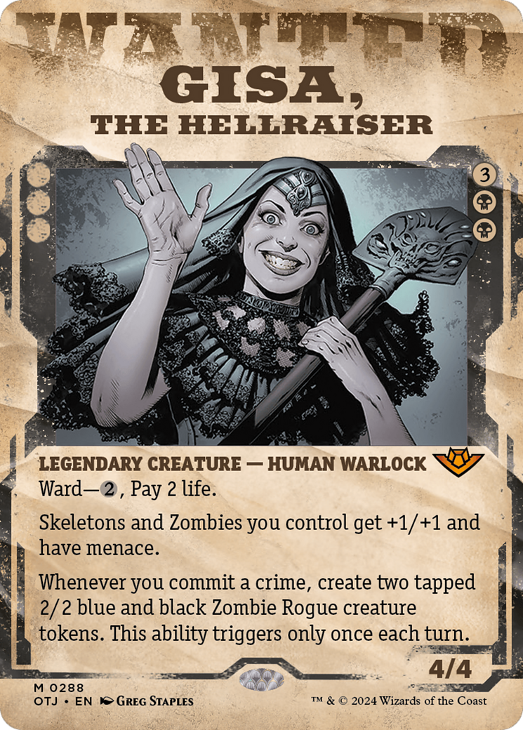 Gisa, the Hellraiser (Showcase) [Outlaws of Thunder Junction] | Arkham Games and Comics