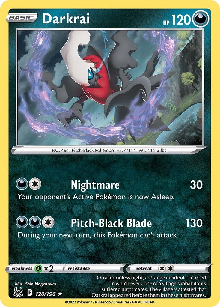 Darkrai (120/196) [Sword & Shield: Lost Origin] | Arkham Games and Comics