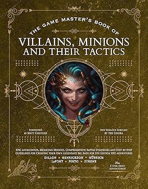The Game Master’s Book of Villains, Minions and Their Tactics | Arkham Games and Comics