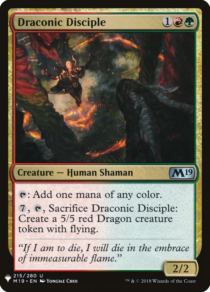 Draconic Disciple [Mystery Booster] | Arkham Games and Comics