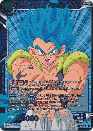 SSB Gogeta, Frenzied Burst (P-104) [Promotion Cards] | Arkham Games and Comics