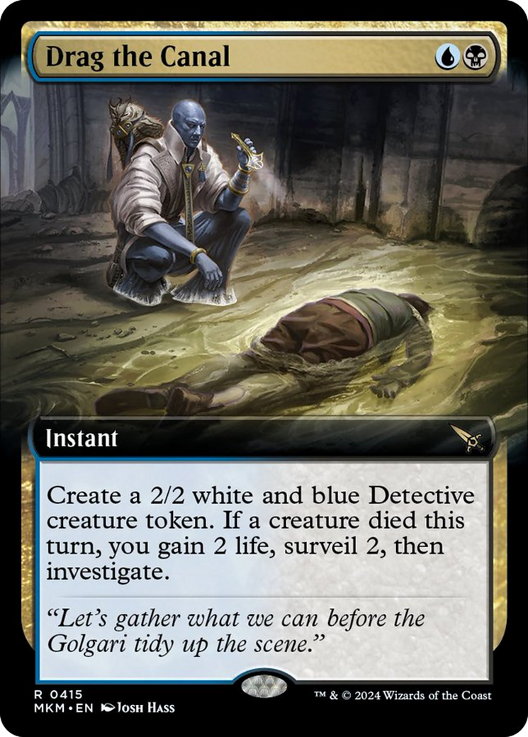 Drag the Canal (Extended Art) [Murders at Karlov Manor] | Arkham Games and Comics