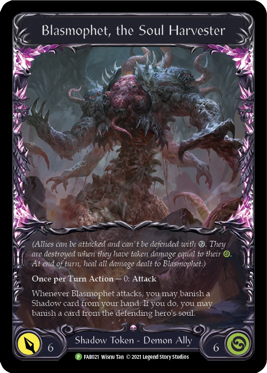 Blasmophet, the Soul Harvester [FAB021] (Promo)  Cold Foil | Arkham Games and Comics