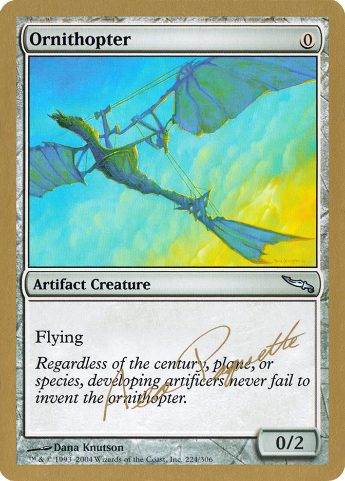 Ornithopter (Aeo Paquette) [World Championship Decks 2004] | Arkham Games and Comics