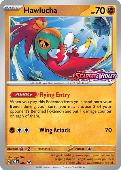 Hawlucha (007) [Scarlet & Violet: Black Star Promos] | Arkham Games and Comics