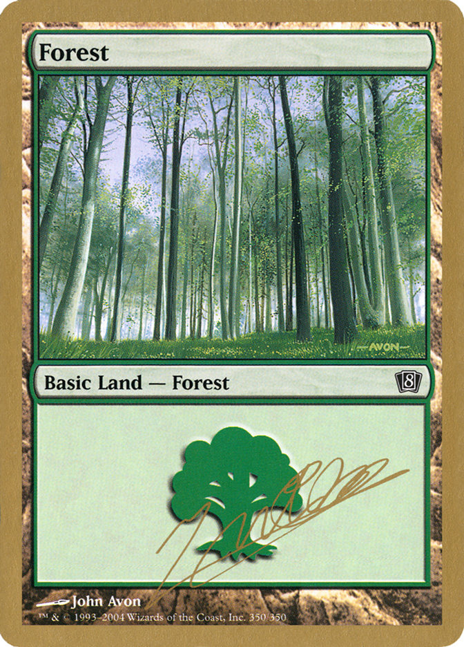 Forest (jn350) (Julien Nuijten) [World Championship Decks 2004] | Arkham Games and Comics