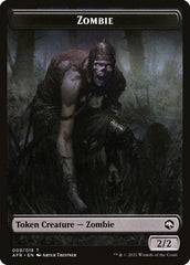 Devil // Zombie Double-Sided Token [Dungeons & Dragons: Adventures in the Forgotten Realms Tokens] | Arkham Games and Comics