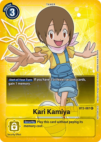 Kari Kamiya [BT2-087] (Official Tournament Pack Vol.3) [Release Special Booster Promos] | Arkham Games and Comics