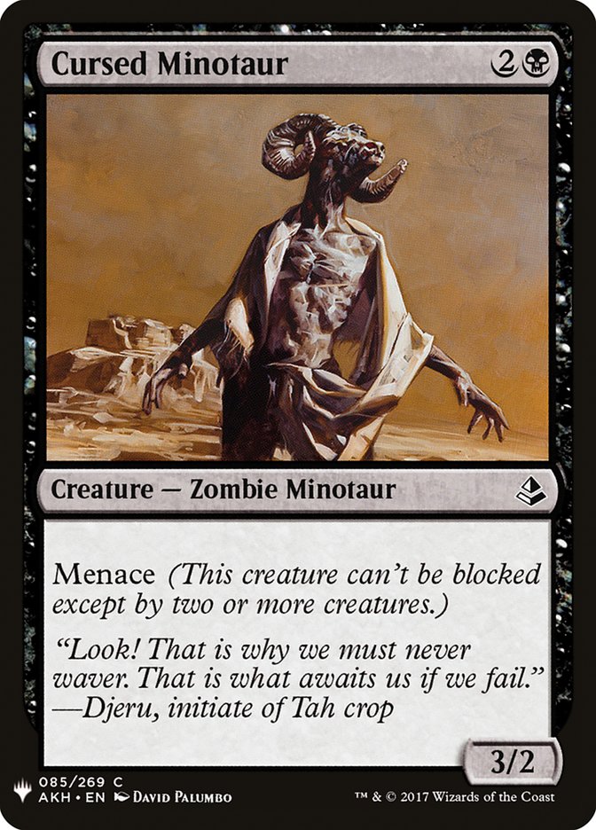 Cursed Minotaur [Mystery Booster] | Arkham Games and Comics