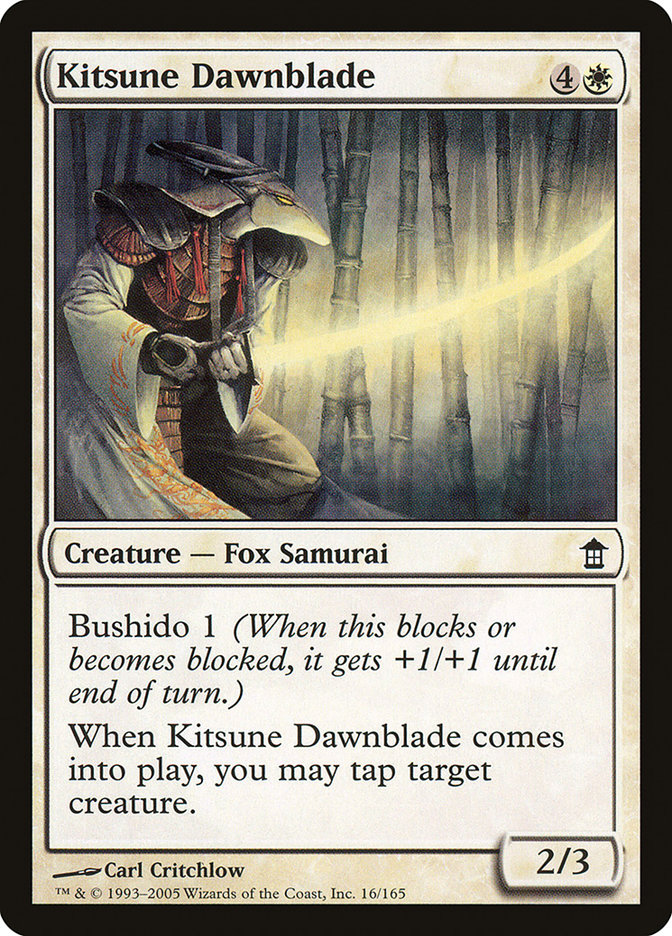 Kitsune Dawnblade [Saviors of Kamigawa] | Arkham Games and Comics