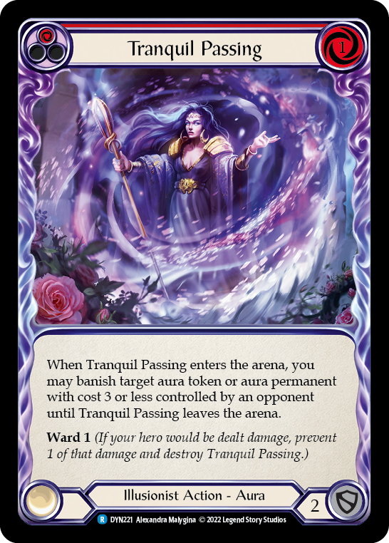 Tranquil Passing (Red) [DYN221] (Dynasty)  Rainbow Foil | Arkham Games and Comics