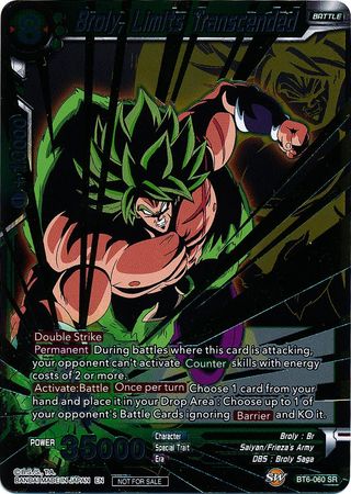 Broly, Limits Transcended (Event Pack 3 - 2019) (BT6-060_PR) [Promotion Cards] | Arkham Games and Comics