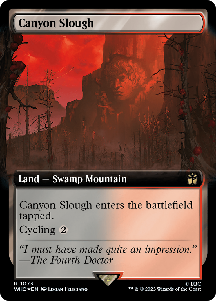 Canyon Slough (Extended Art) (Surge Foil) [Doctor Who] | Arkham Games and Comics