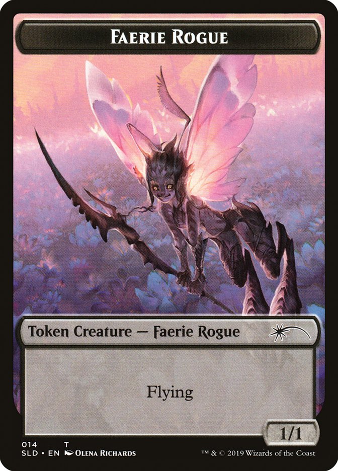 Faerie Rogue Token (014) [Secret Lair Drop Series] | Arkham Games and Comics