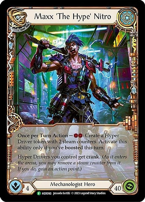 Maxx 'The Hype' Nitro [HER090] (Promo)  Cold Foil | Arkham Games and Comics