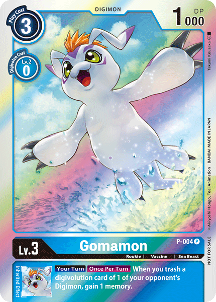 Gomamon [P-004] [Promotional Cards] | Arkham Games and Comics