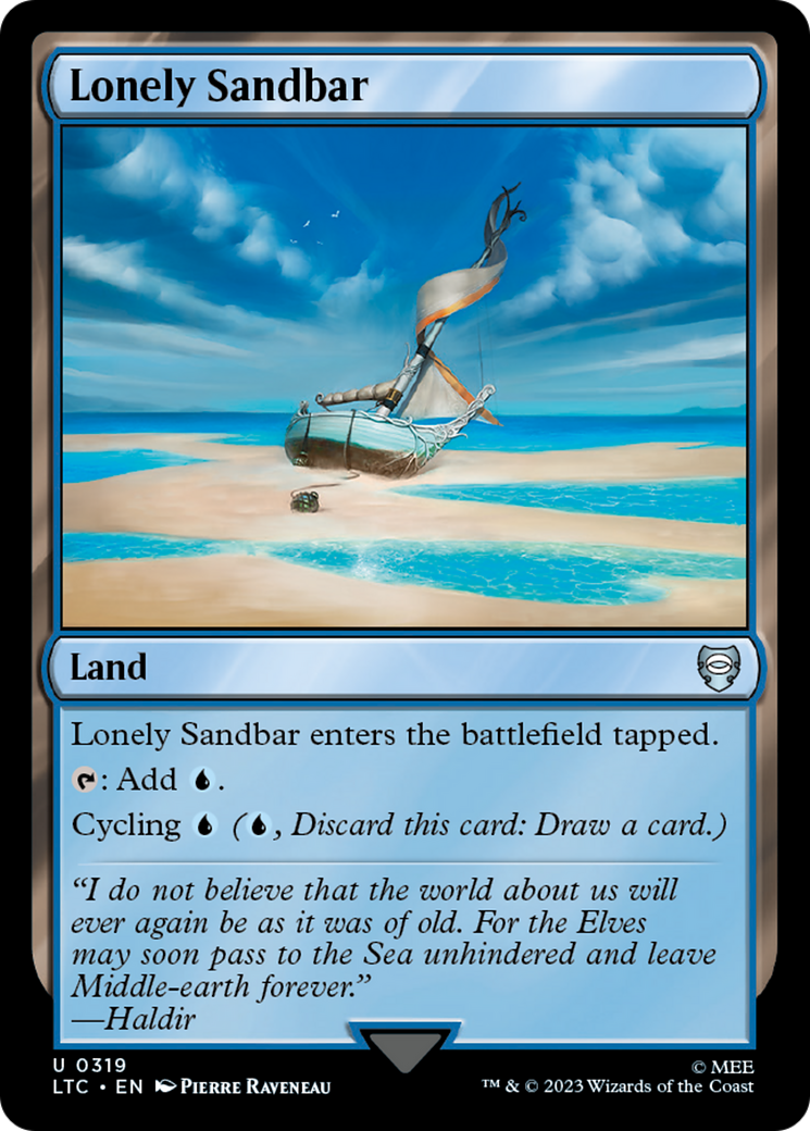Lonely Sandbar [The Lord of the Rings: Tales of Middle-Earth Commander] | Arkham Games and Comics