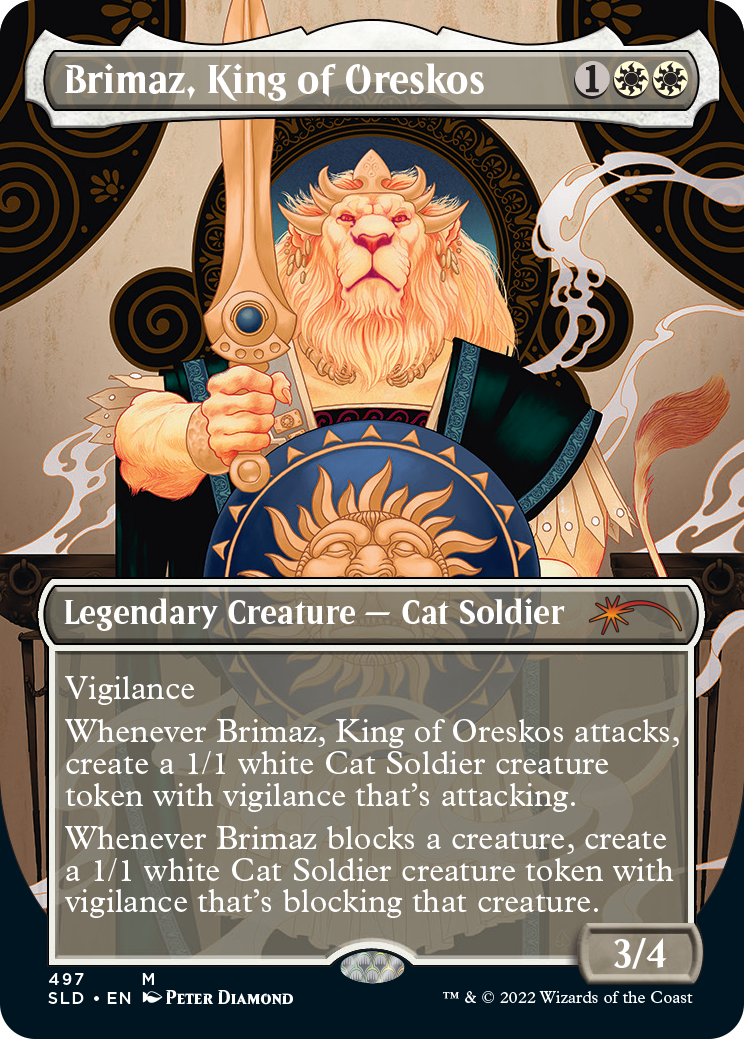 Brimaz, King of Oreskos (Borderless) [Secret Lair Drop Series] | Arkham Games and Comics