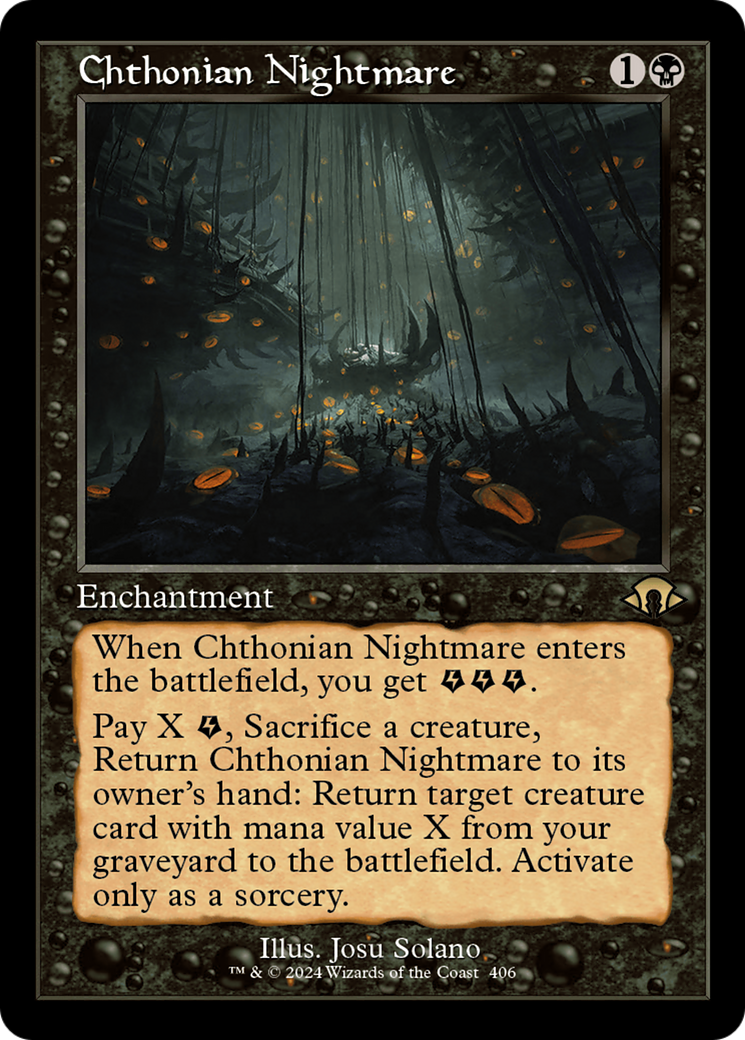 Chthonian Nightmare (Retro) [Modern Horizons 3] | Arkham Games and Comics