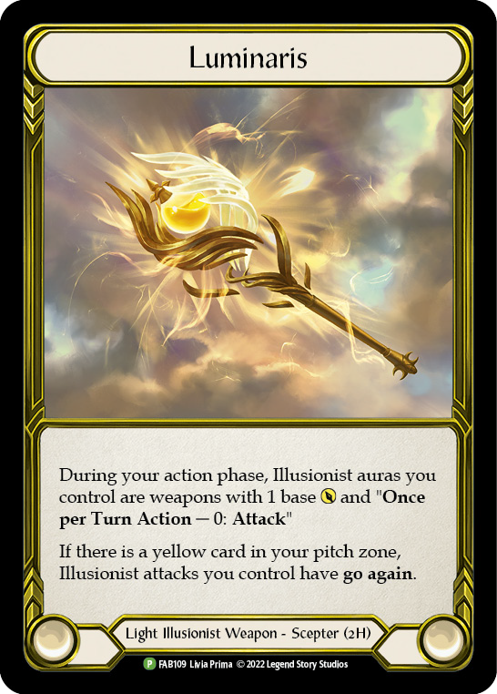 Luminaris (Golden) [FAB109] (Promo)  Cold Foil | Arkham Games and Comics