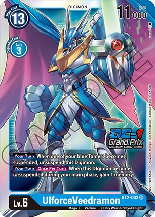 UlforceVeedramon [BT2-032] (DC-1 Grand Prix) [Release Special Booster Promos] | Arkham Games and Comics