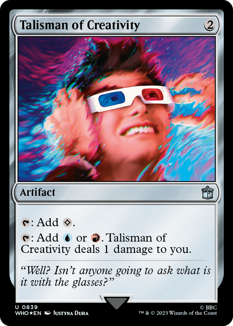 Talisman of Creativity (Surge Foil) [Doctor Who] | Arkham Games and Comics