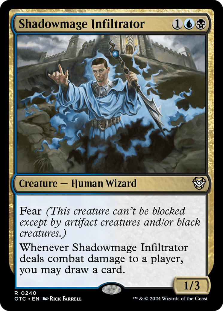 Shadowmage Infiltrator [Outlaws of Thunder Junction Commander] | Arkham Games and Comics