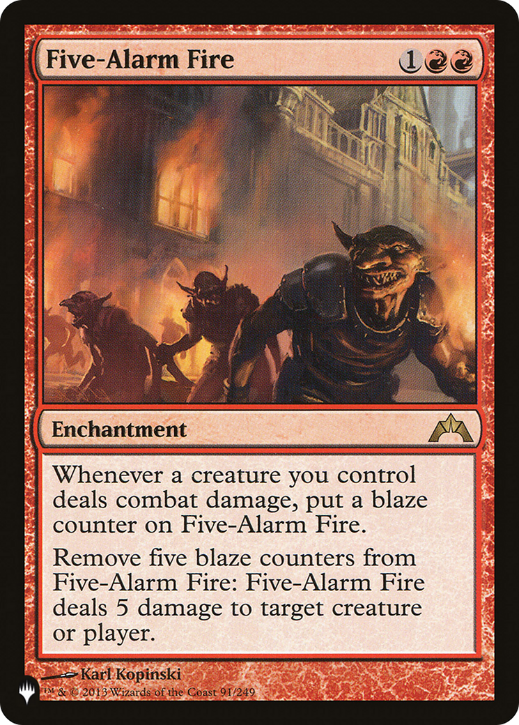 Five-Alarm Fire [The List] | Arkham Games and Comics