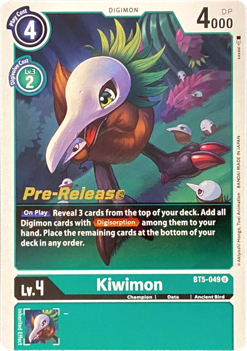 Kiwimon [BT5-049] [Battle of Omni Pre-Release Promos] | Arkham Games and Comics