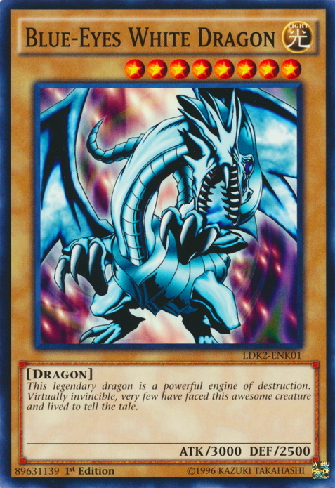 Blue-Eyes White Dragon (Version 1) [LDK2-ENK01] Common | Arkham Games and Comics