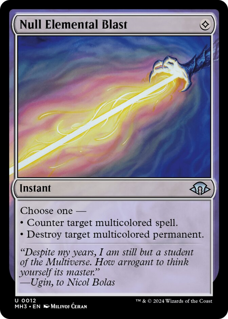 Null Elemental Blast [Modern Horizons 3] | Arkham Games and Comics